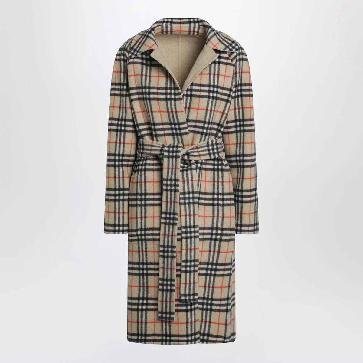 Burberry - Sand reversible wool coat