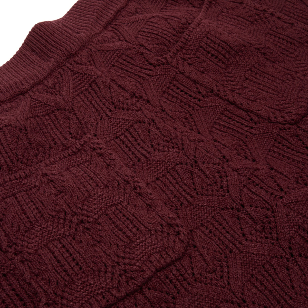 Honor The Gift Cable Knit Pant (Berry)